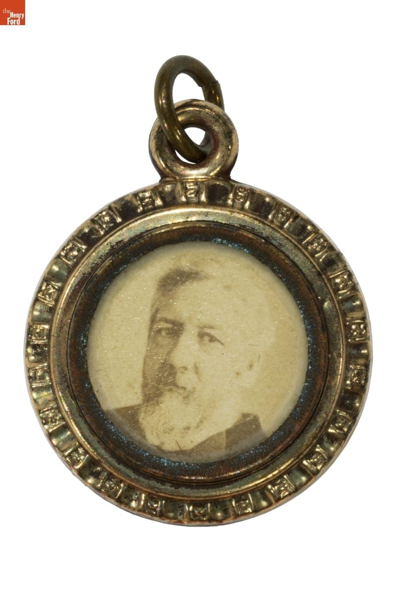 Blaine-Logan Campaign Charm, 1884