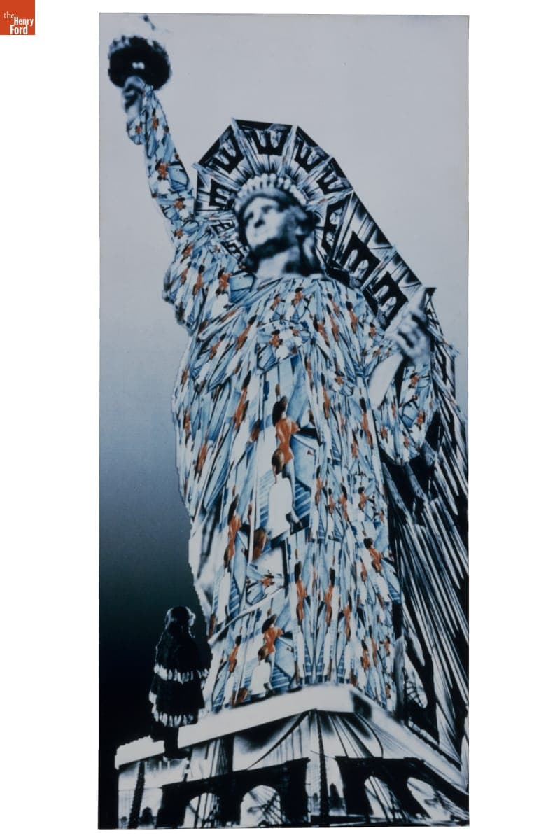 "Homage to the Statue of Liberty" by Lillian F. Schwartz, 1984