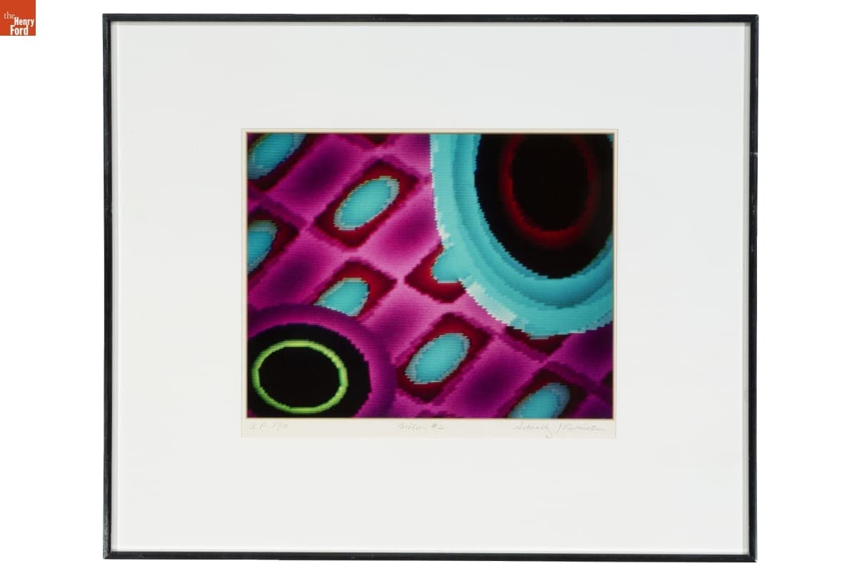 "Motion #2" by Lillian F. Schwartz with Charles B. Rubinstein, circa 1978