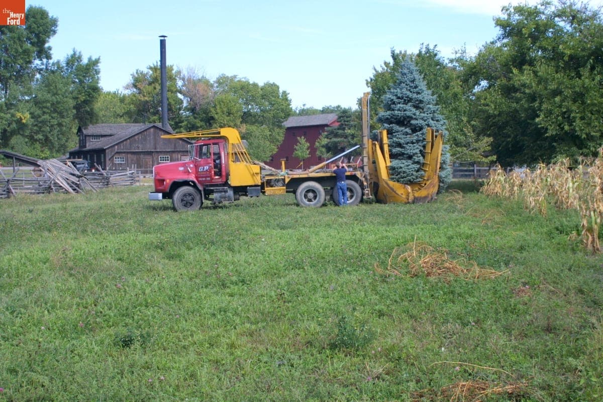 Stoney Creek Sawmill during the Greenfield Village Restoration Project, September 2002