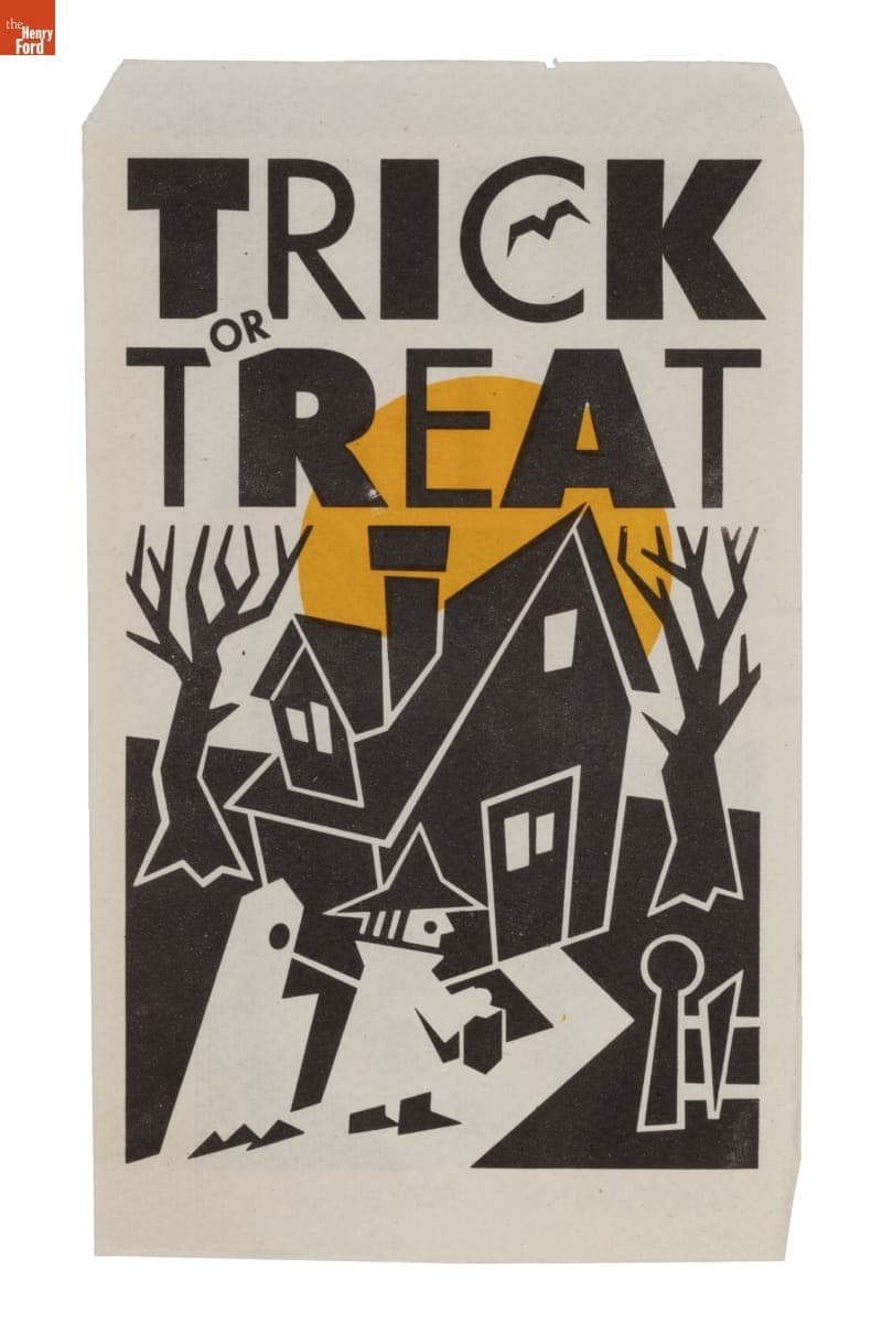 Halloween Treat Bag, 1960-1972