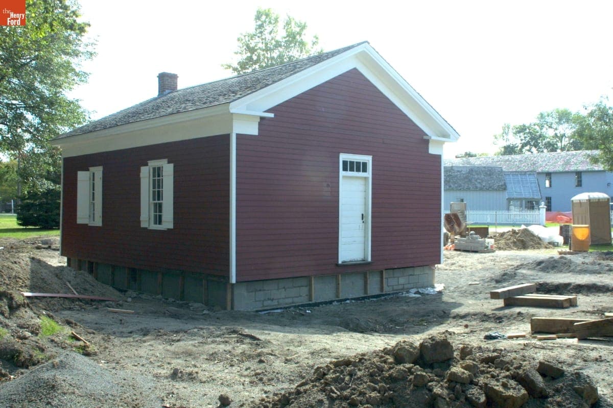 Dr. Howard's Office after Relocation during the Greenfield Village Restoration Project, October 2002