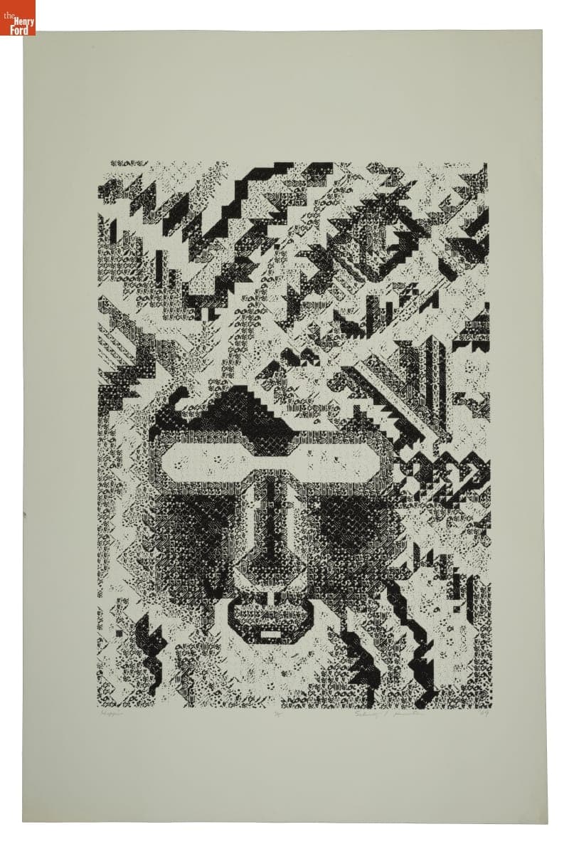 "Hippie" by Lillian F. Schwartz