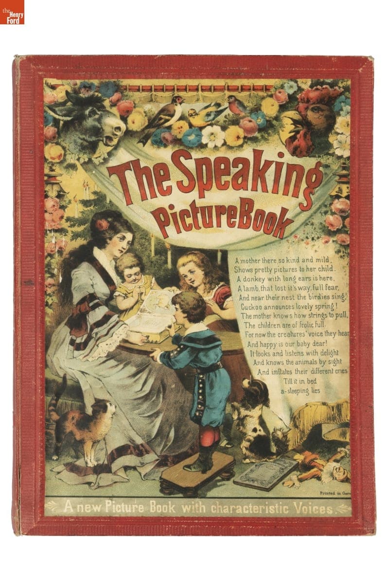 Toy Book, "The Speaking Picture Book," circa 1885