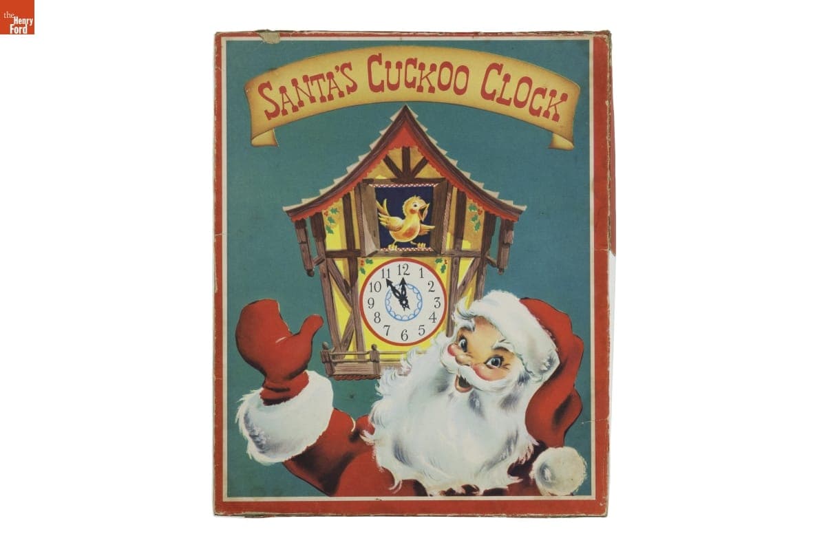 Children's Pop-Up Book, "Santa's Cuckoo Clock," 1954