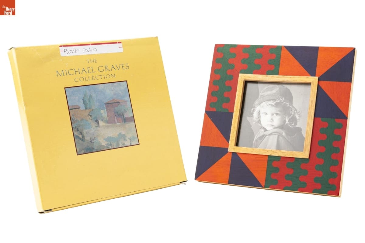 Puzzle and Triangle Pattern Photo Frame, 1996