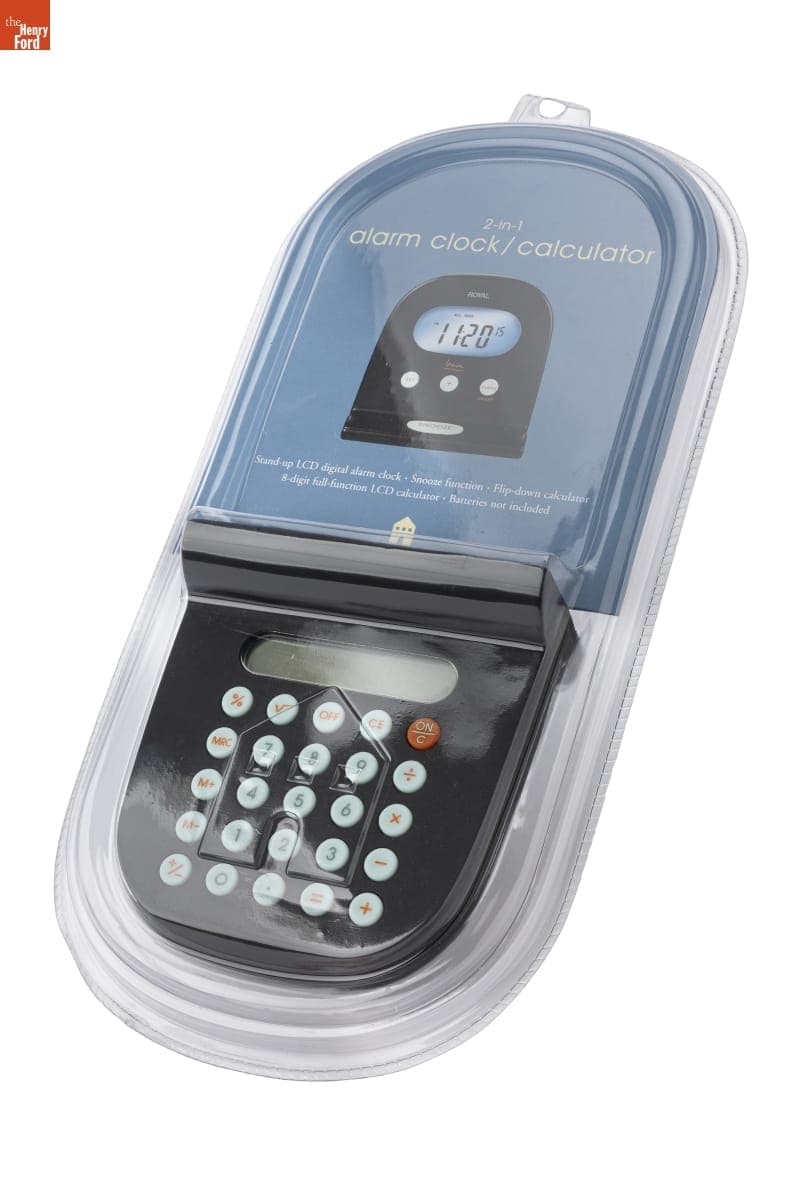 2-in-1 Alarm Clock / Calculator, 2002