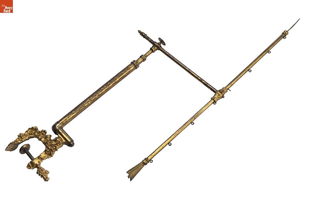 Fire Screen Support, circa 1875