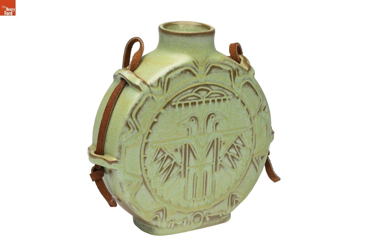 Thunderbird Canteen with Strap, 1942