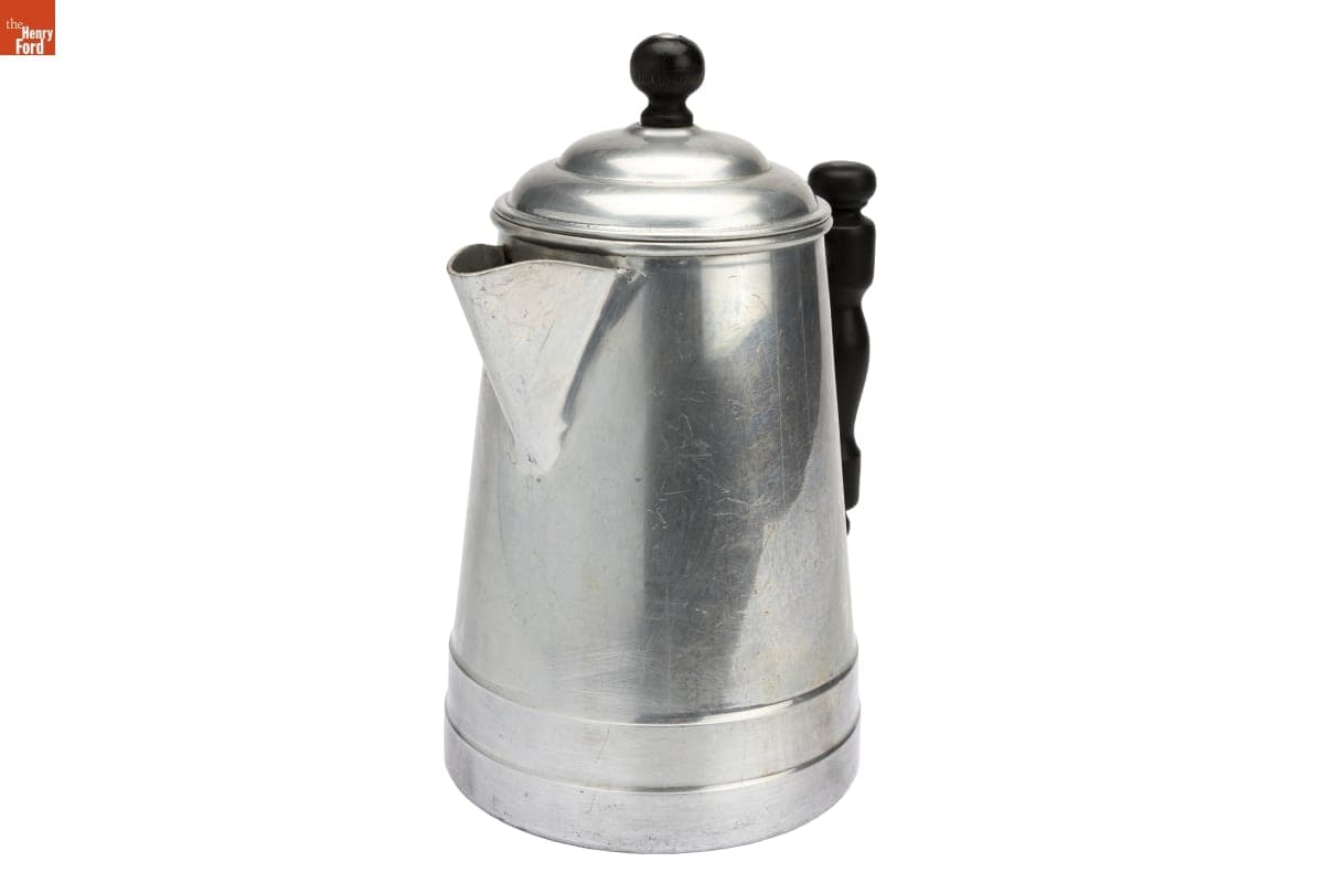 Aladdin Aluminum Coffepot, 1921-1955