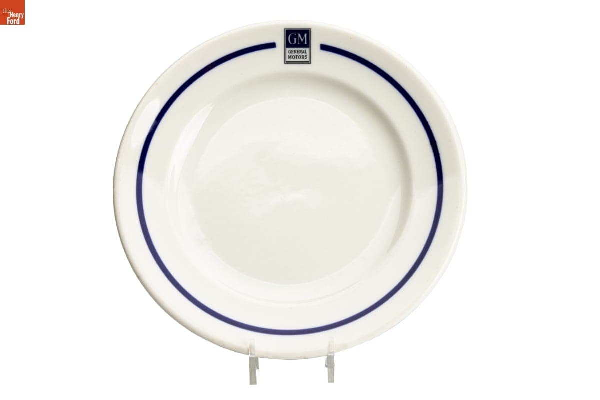 General Motors Lunch Plate, 1960