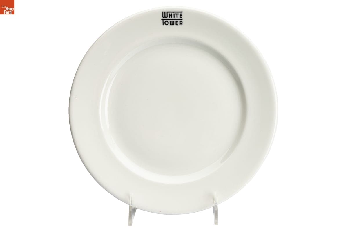 White Tower Dinner Plate, 1960-1961