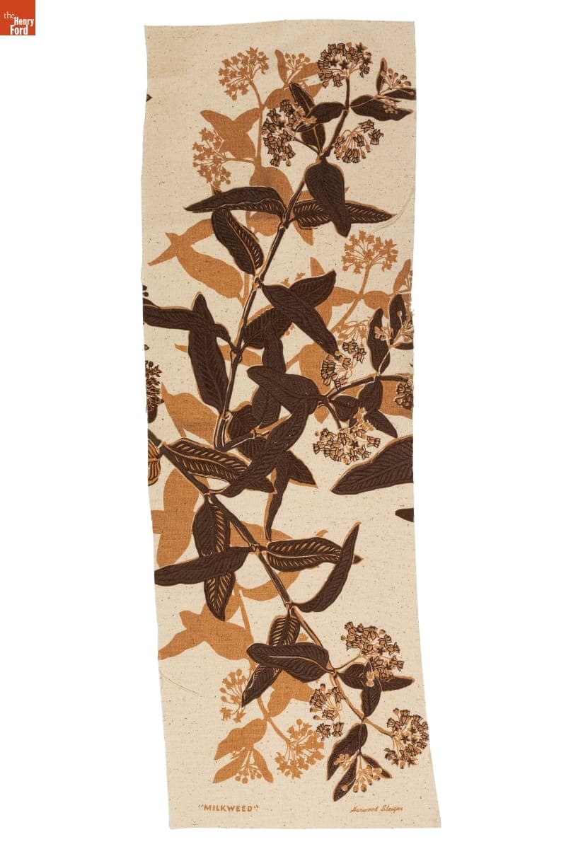 Harwood Steiger Fabric, "Milkweed"