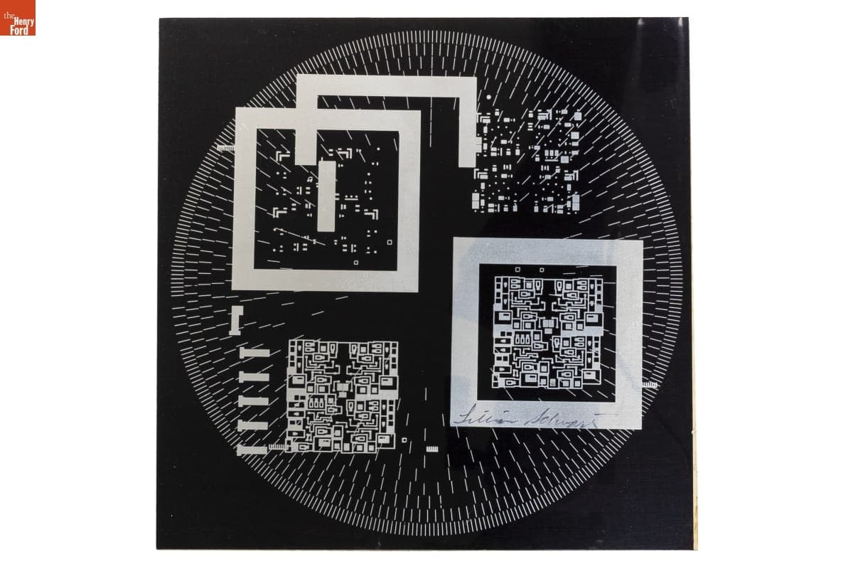 "Single Mandala," by Lillian F. Schwartz with Robert J. Tatem, circa 1975