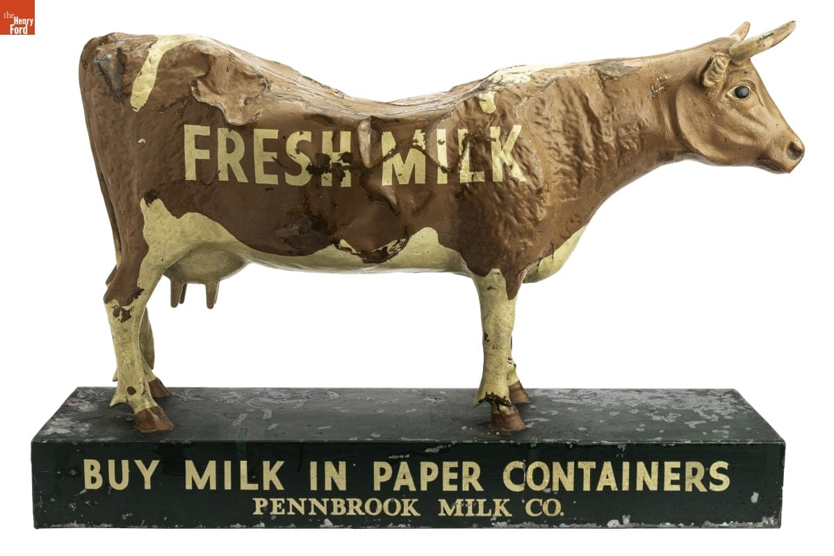 Pennbrook Milk Company Point of Purchase Display, circa 1950