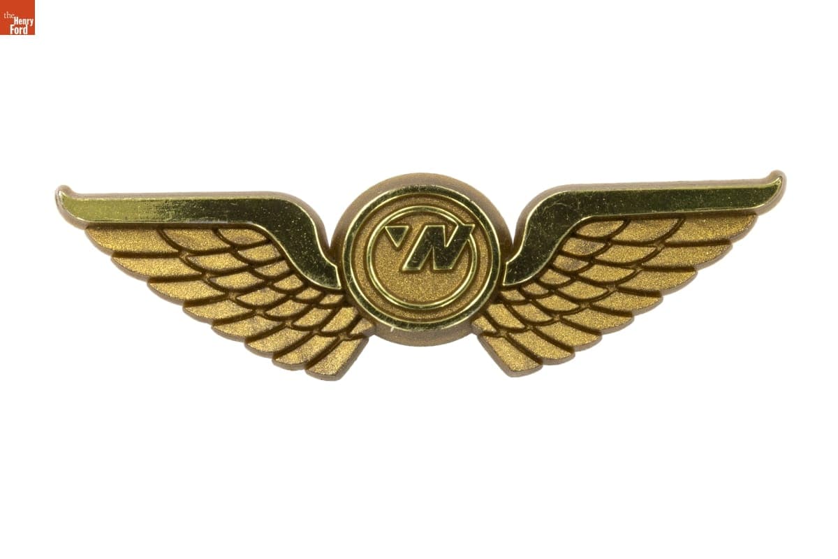 Junior Pilot's Wing Pin for Northwest Airlines, circa 1990