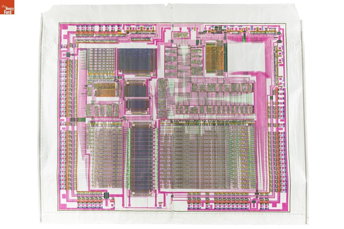 Computer Chip Printout