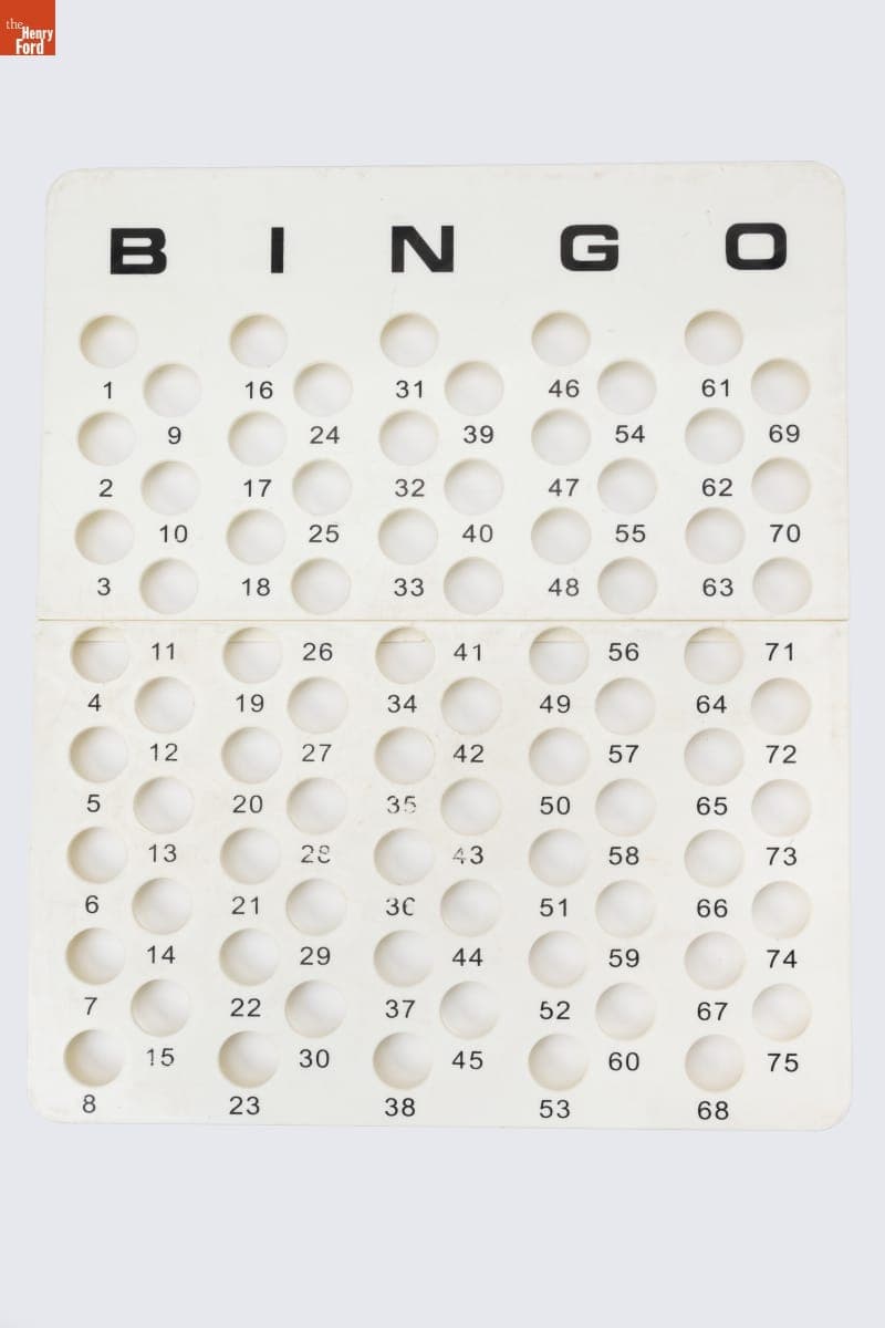 Bingo Calling Board, Used by FIVE15 for "Drag Queen Bingo", 2007