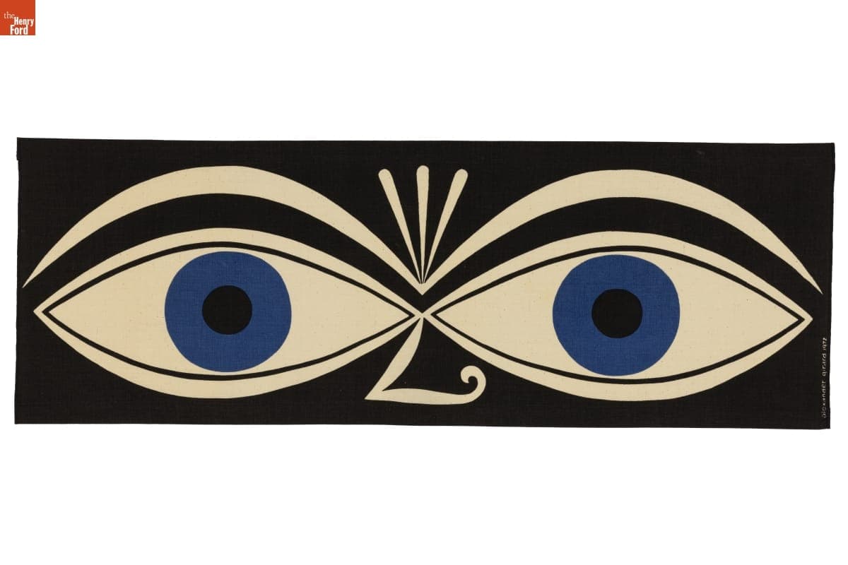 Environmental Enrichment Panel, "Eyes," Designed by Alexander Girard for Herman Miller, 1972