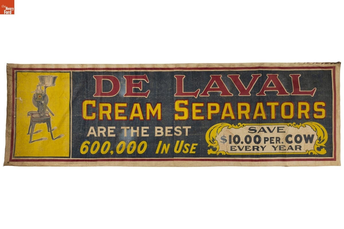 De Laval Advertising Banner, 1900-1920