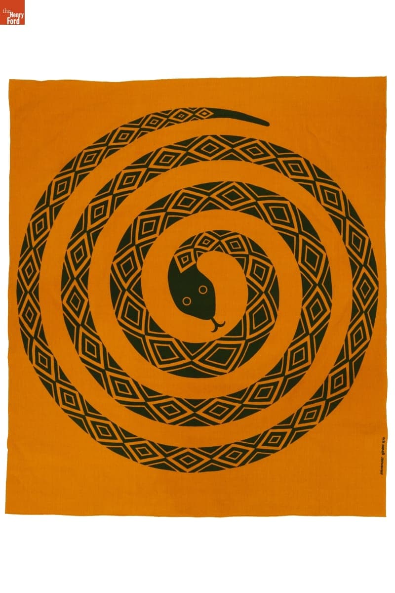 Environmental Enrichment Panel, "Snake," Designed by Alexander Girard for Herman Miller, 1972