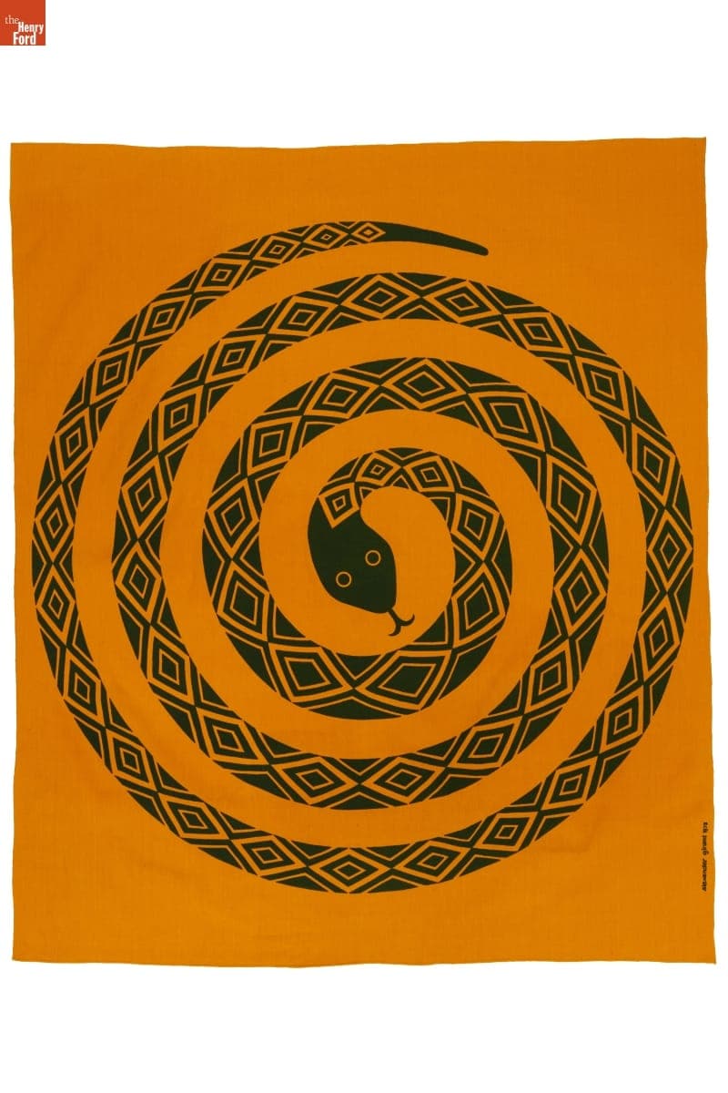 Environmental Enrichment Panel, "Snake," Designed by Alexander Girard for Herman Miller, 1972