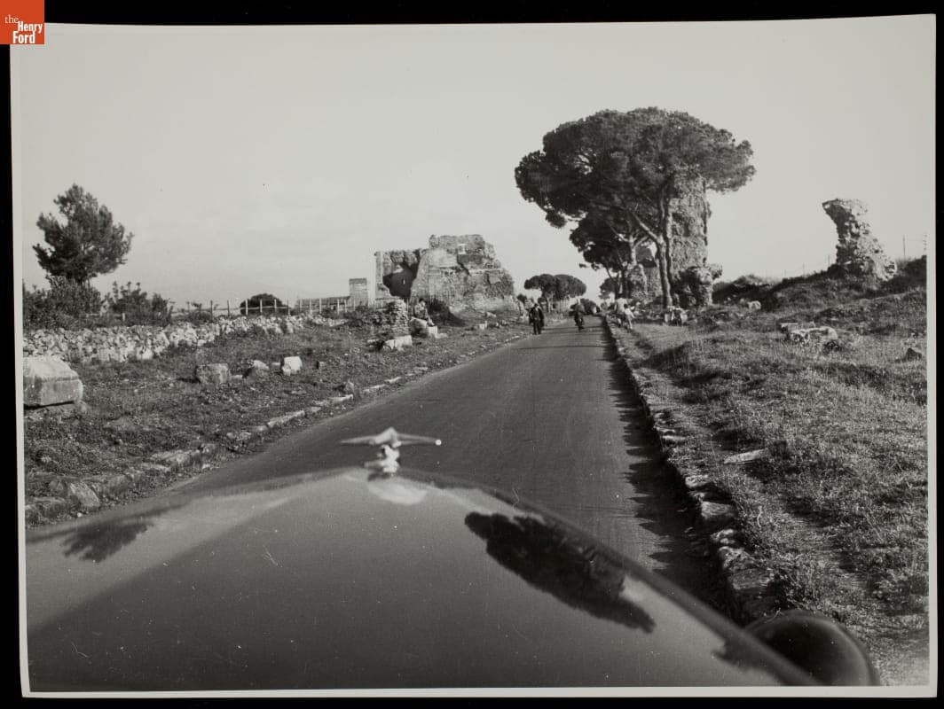 Along the Appian Way, Italy, circa 1950