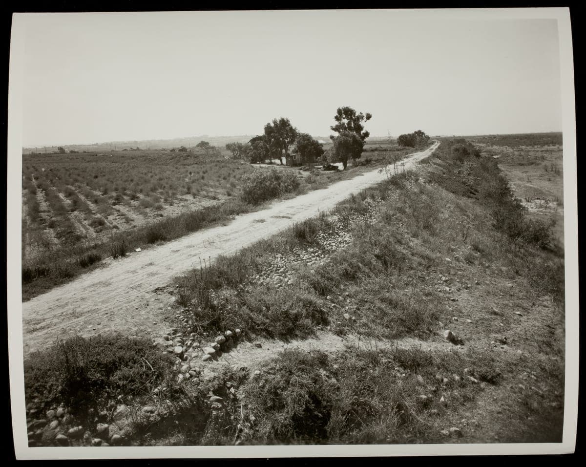 Dirt Road by a Farm, circa 1920
