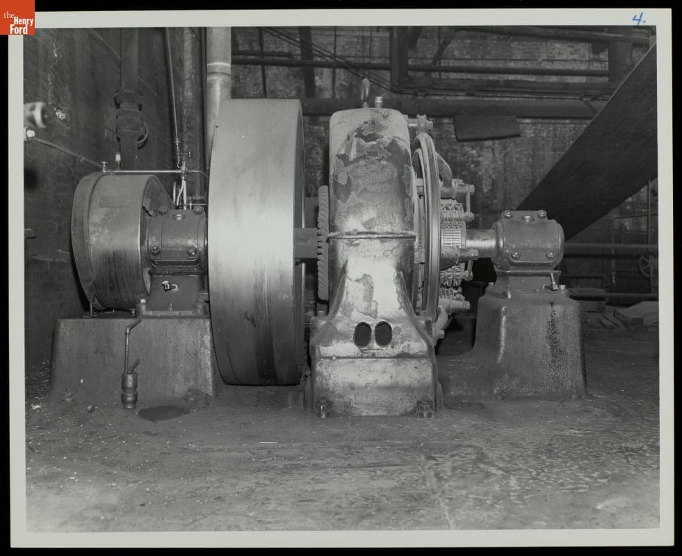 View of Steam Engine, circa 1950