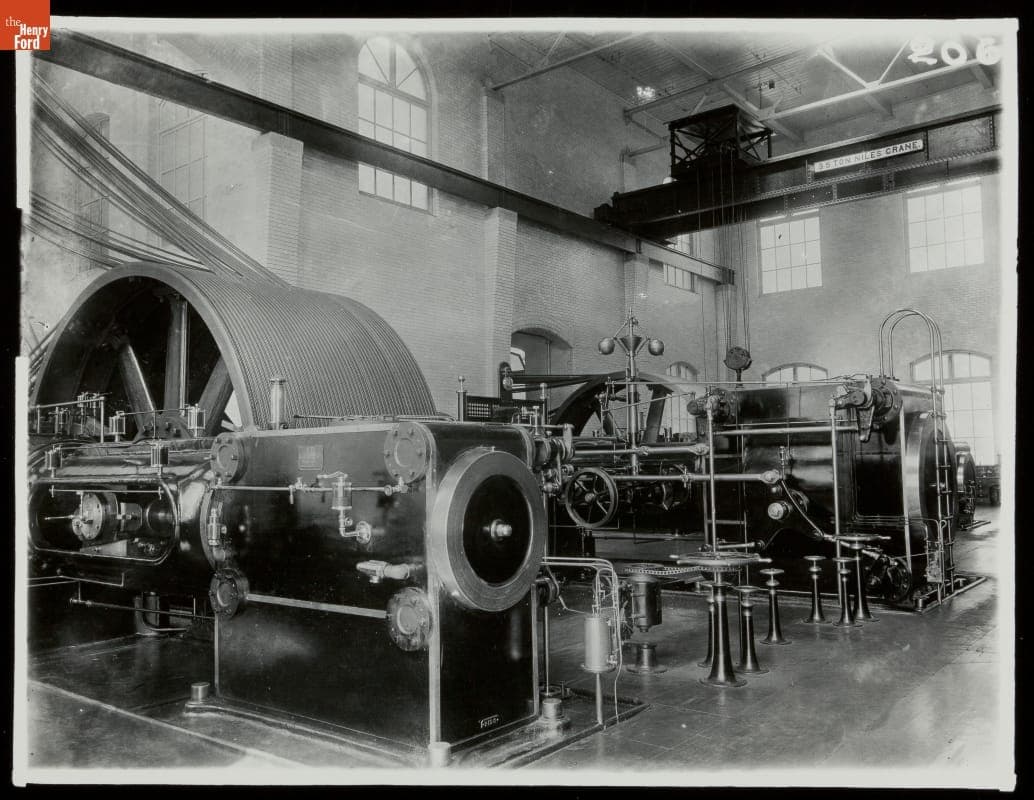 Sharp Compound Engine at Manomet Textile Mill, New Bedford, Massachusetts, 1912