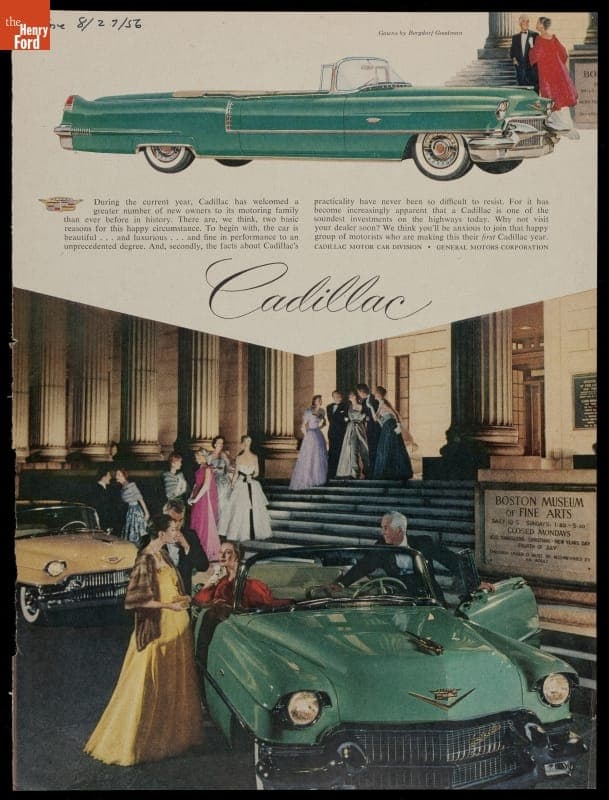 1956 Cadillac Advertisement