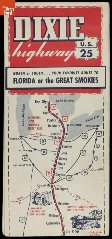 "Dixie Highway, U.S. 25," circa 1950