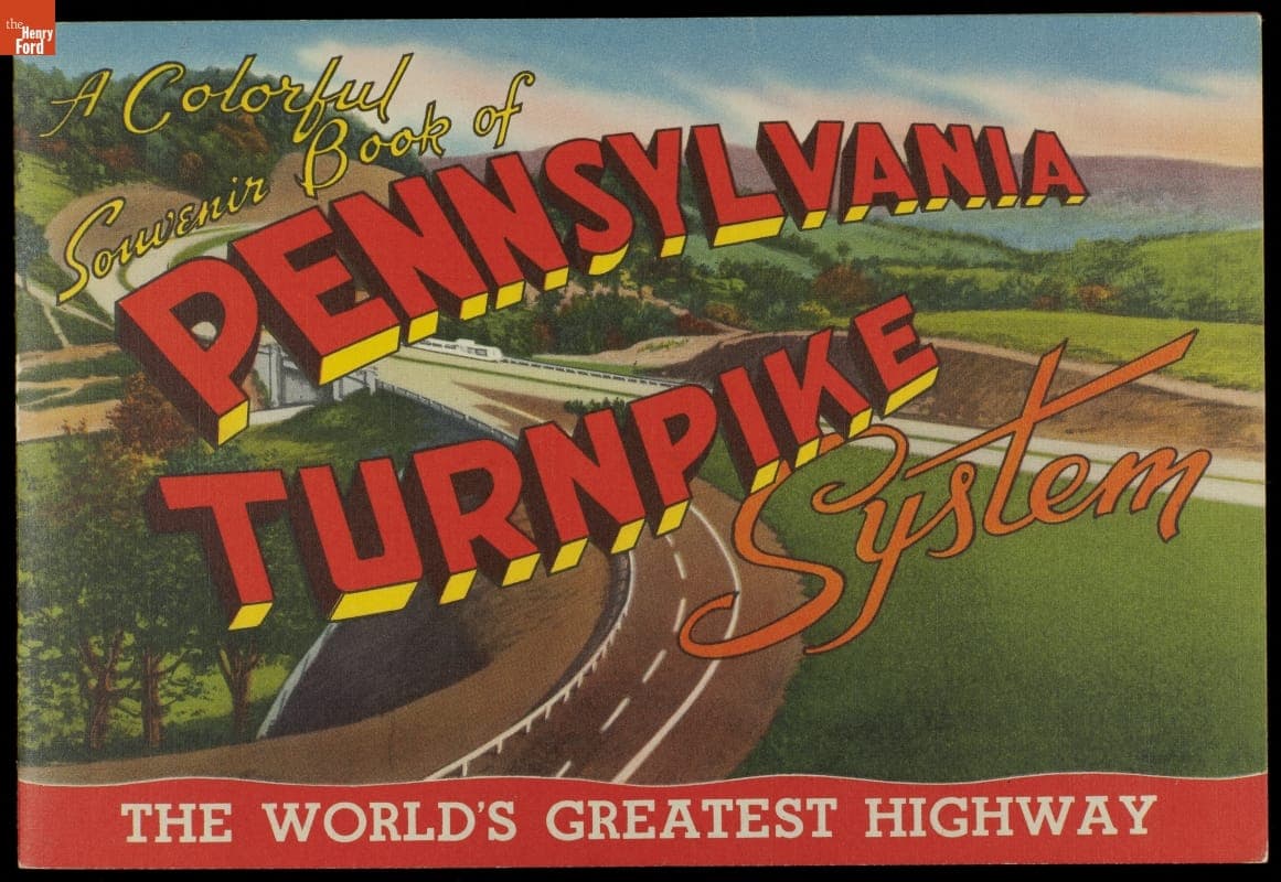 "A Colorful Souvenir Book of the Pennsylvania Turnpike System," circa 1952