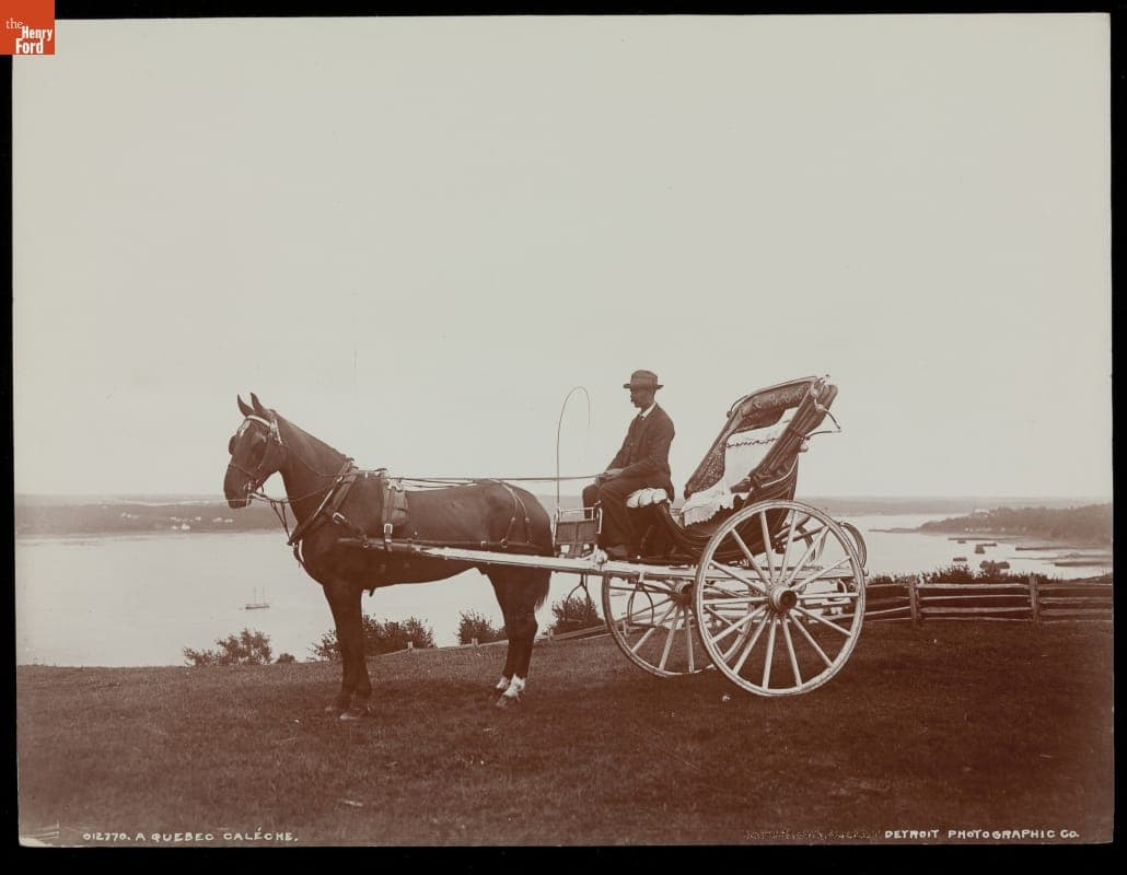 A Quebec Caleche, circa 1900