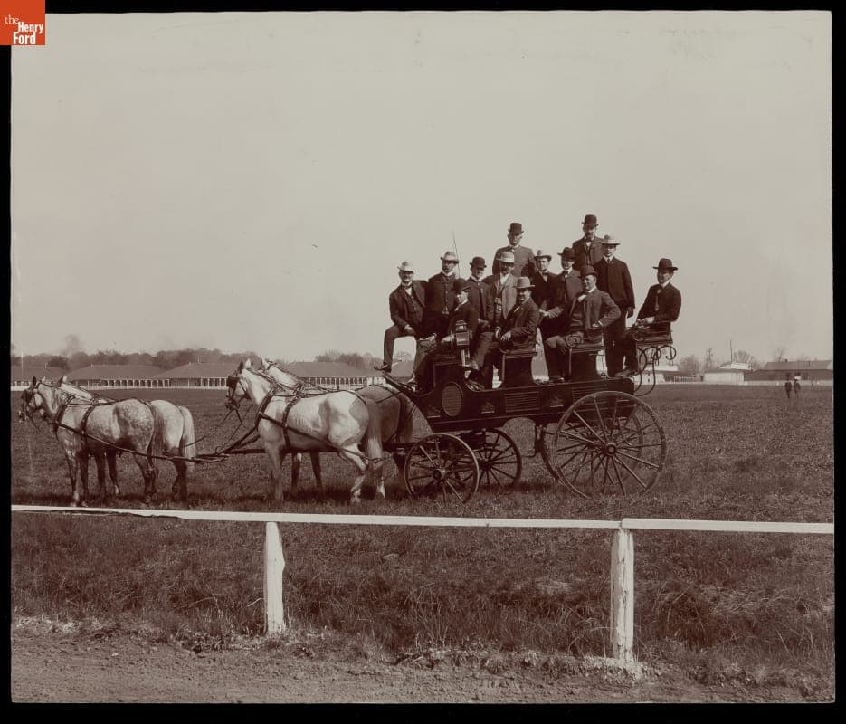 Governor Beckham and Party at the Races, Derby Day, Louisville, Kentucky, 1901