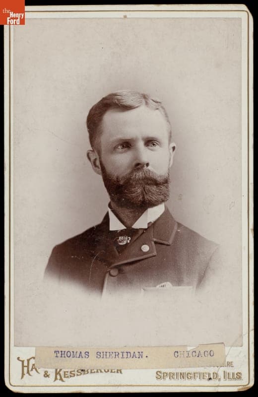 Thomas Sheridan, Professional Bicyclist, circa 1890