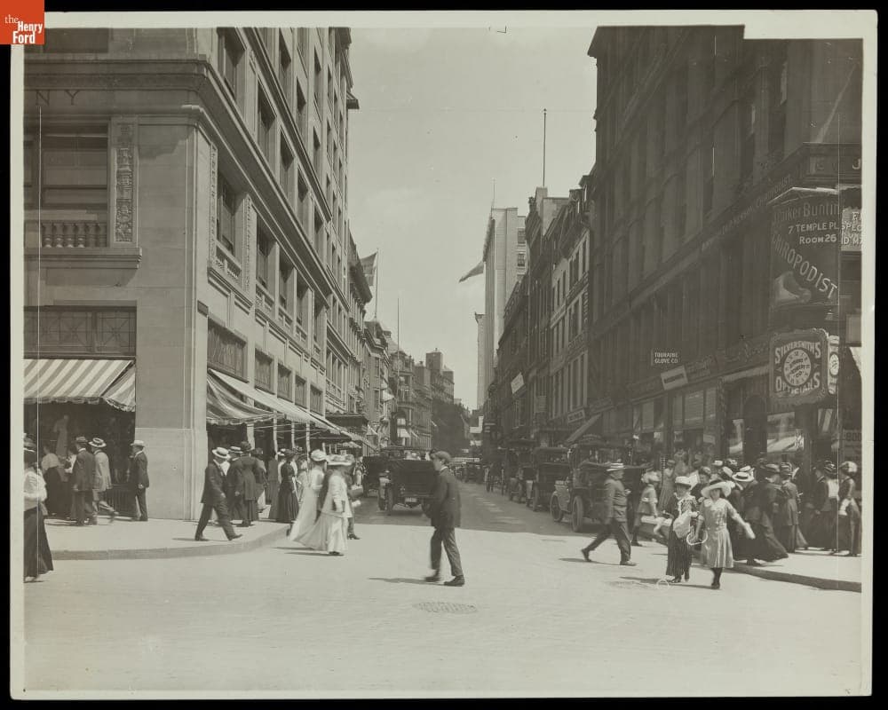 Temple Place, Boston Massachusetts, 1911