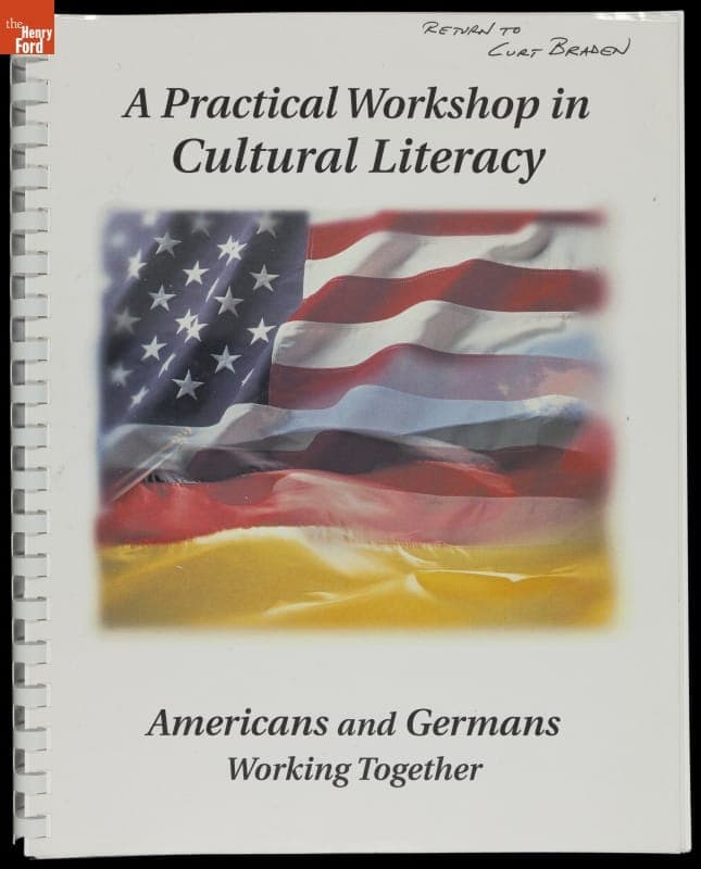 "A Practical Workshop in Cultural Literacy: Americans and Germans Working Together," 1998