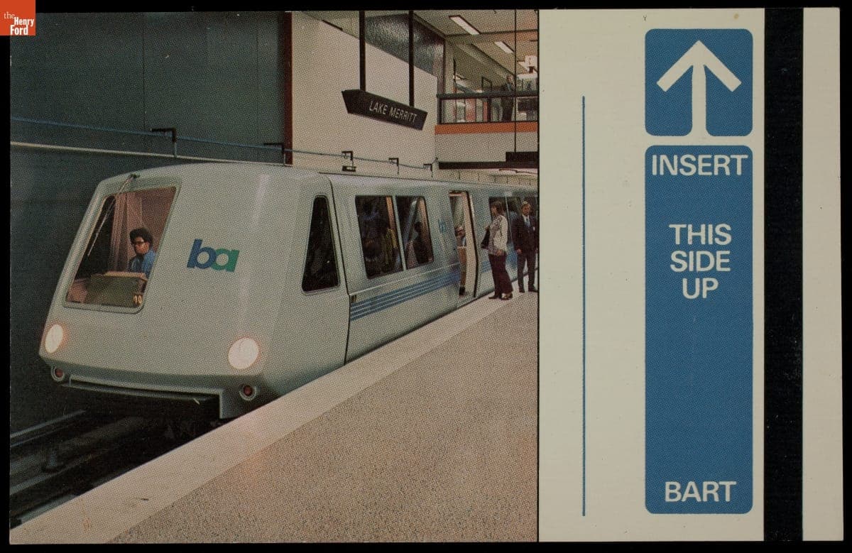 Lake Merritt B.A.R.T. Station, Oakland, California, circa 1972