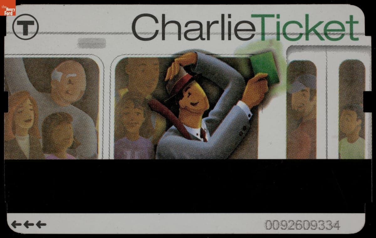 Boston Public Transit Card, the "Charlie Ticket," 2010