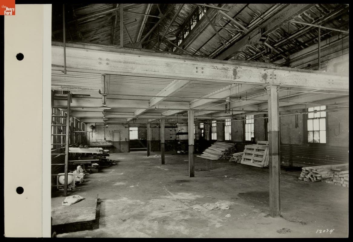 Paint Shop at Former Ford Motor Company Piquette Plant, Detroit, Michigan, circa 1930