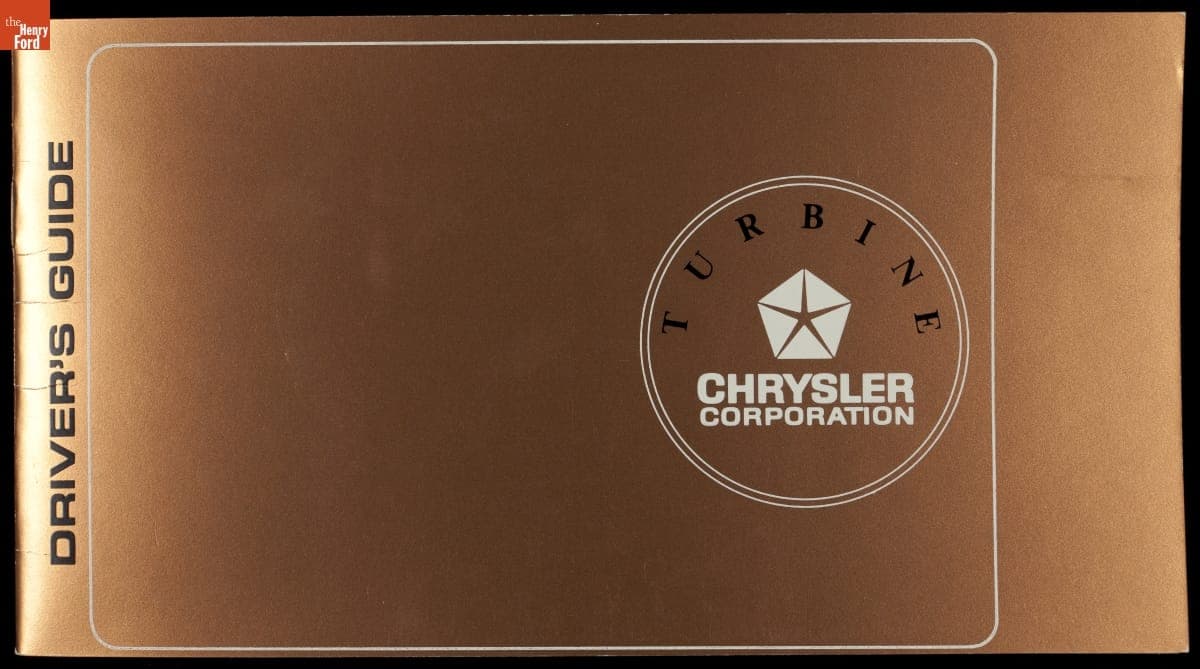 Driver's Guide for the Chrysler Corporation Turbine Car, 1963