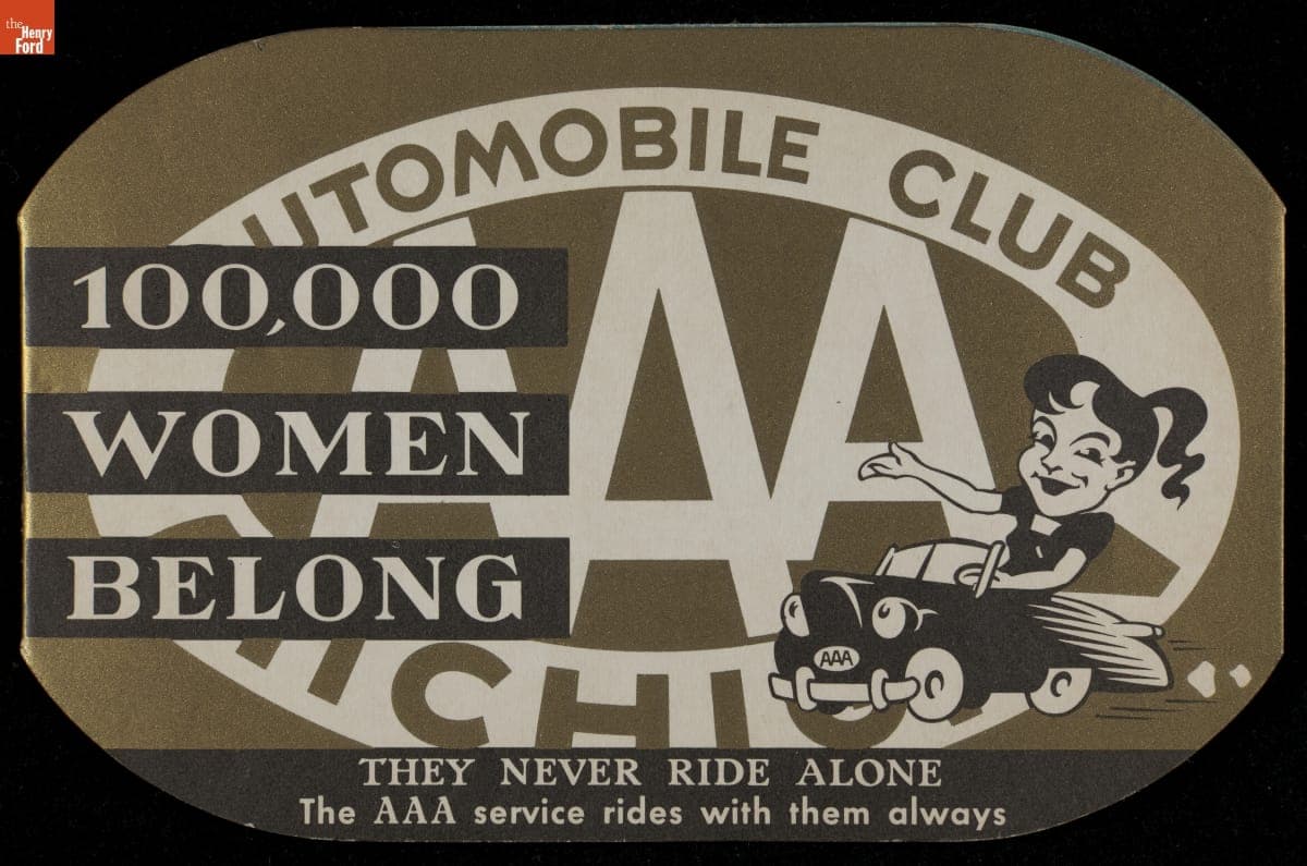 Promotional Sewing Needle Book from AAA of Michigan, circa 1950