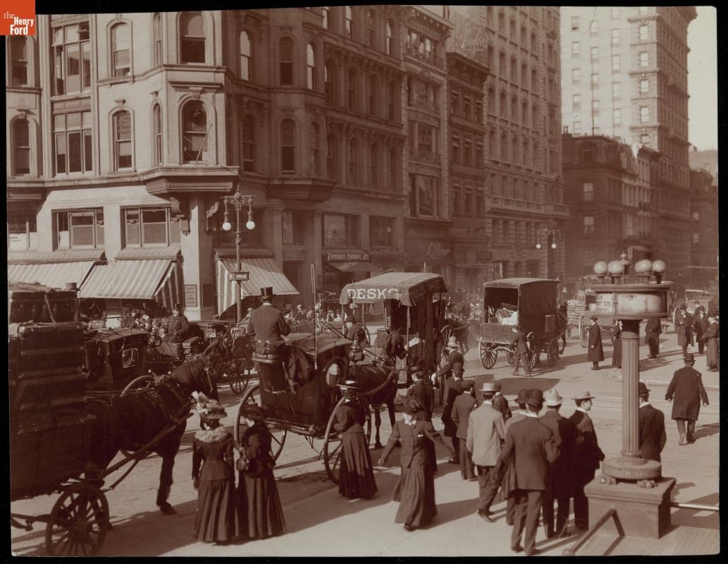 Fifth Avenue and 42nd Street, New York, New York, 1900-1910