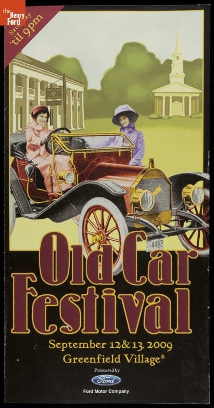 Brochure for Old Car Festival in Greenfield Village, 2009
