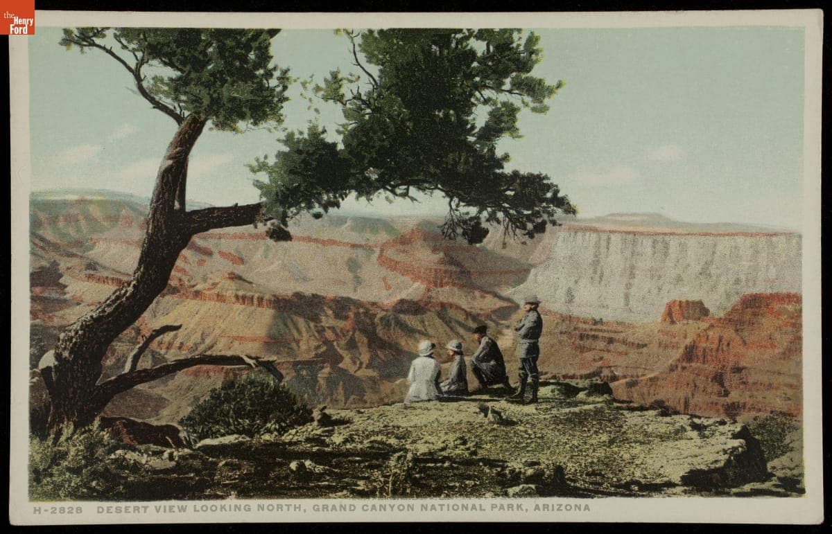 "Desert View Looking North, Grand Canyon National Park, Arizona," circa 1910