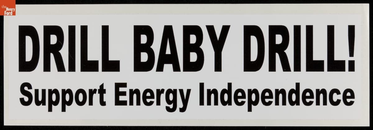 "Drill Baby Drill! Support Energy Independence" Bumper Sticker, 2011