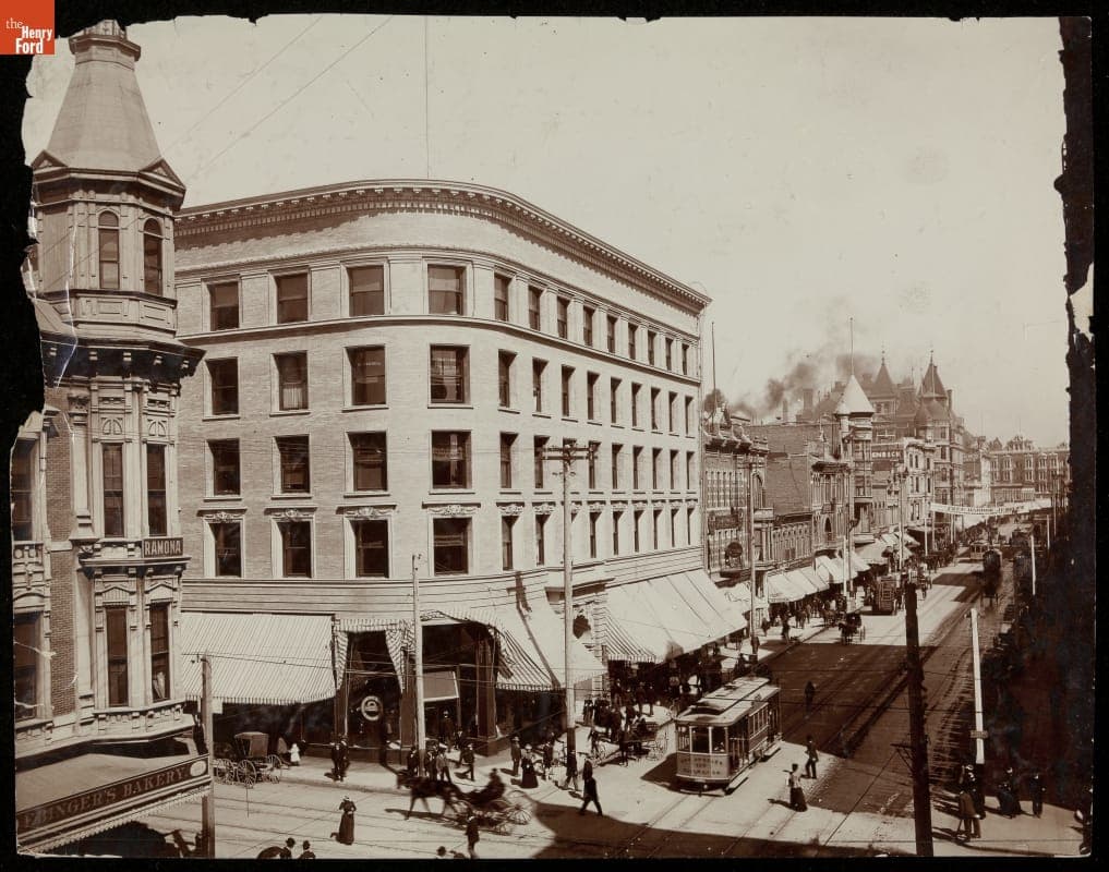 Downtown Los Angeles, California, circa 1900