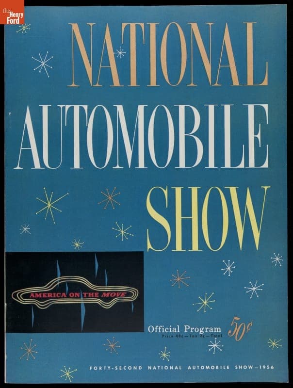 National Automobile Show Official Program, 1956