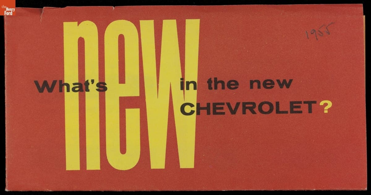 1955 Chevrolet Brochure, "What's New in the New Chevrolet?"